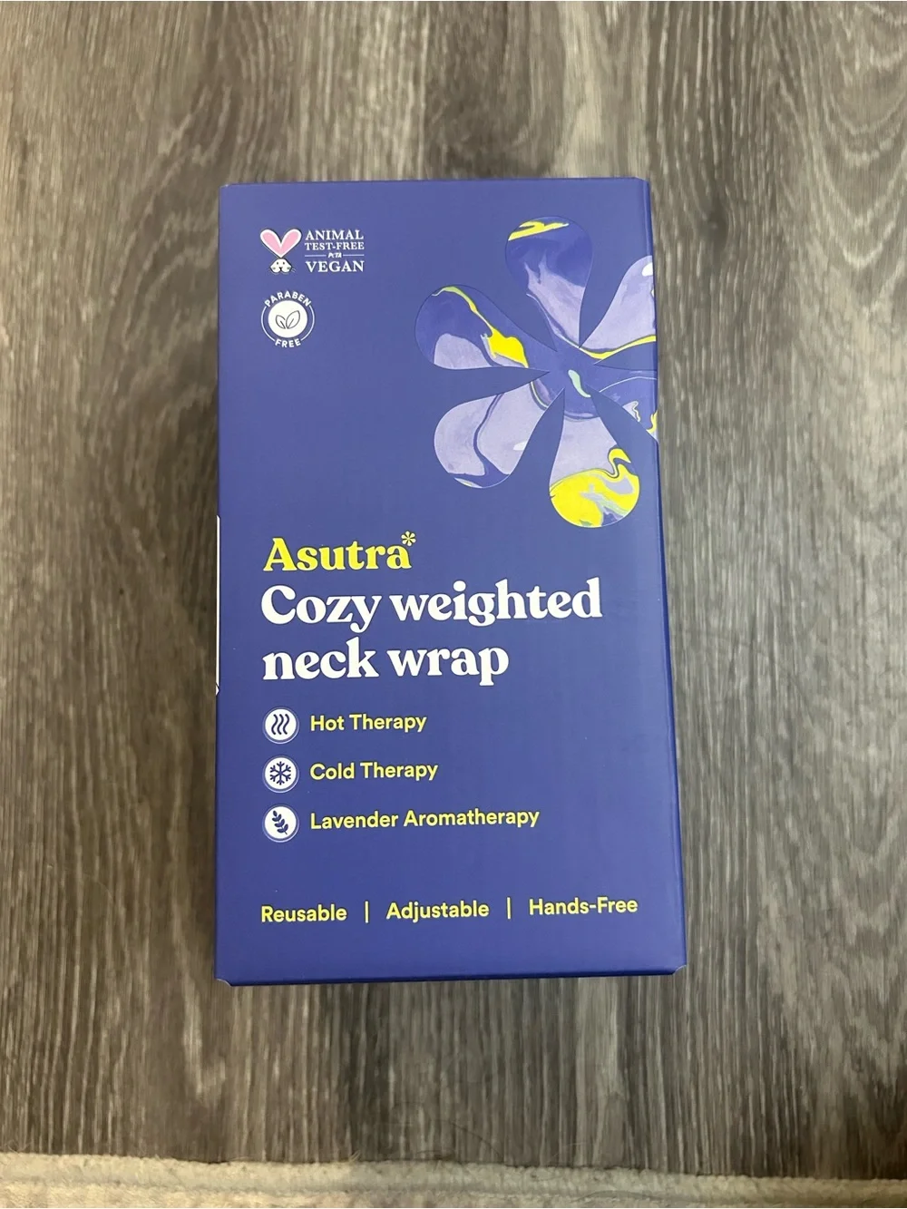 Cozy Weighted Neck Wrap & Sleep Mask Set - Purple